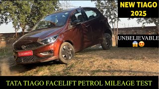 New Tata Tiago AMT Petrol 2025 | Tiago Petrol Honest Mileage Test ✅| Tiago Real Life Mileage Test 🔥