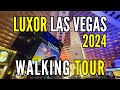 Luxor Hotel & Casino Las Vegas Walkthrough Tour 2024