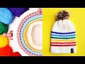 How to Knit a Rainbow Hat on a Knitting Machine