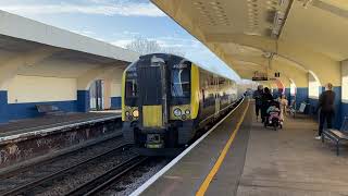 *VERY RARE* SWR Class 450 450020+450042 arrive at Malden Manor