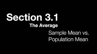 Parameters vs. Statistics Explained: Population Mean vs Sample Mean