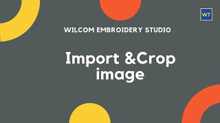 How To Import and Crop Image Wilcom Embroidery Studio | Hindi and Urdu