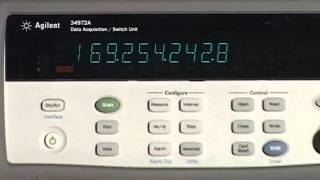 Agilent Technologies 34972A Product Demonstration