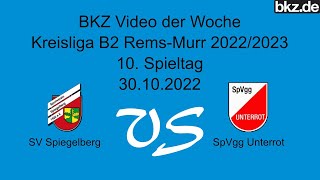 Fußball-Kreisliga B2: SV Spiegelberg - SpVgg Unterrot