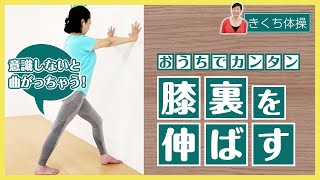 #45【每日やろう！　きくち体操】N035  いつまでも若々しい姿勢を保つために。