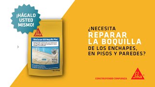 Reparar la boquilla de los enchapes en pisos y paredes - SikaCeram® 650 Boquilla Plus