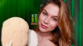 ASMR Relaxing Green Spa RP with Subtle Music ft ASMR BEATS .  Personal Attention ~ Soft Spoken