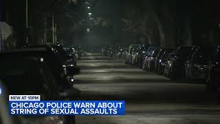 Chicago police issue warning after multiple sexual assaults on Northwest Side