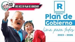 #ElCacash ¿Alguien leyó el plan de gobierno?