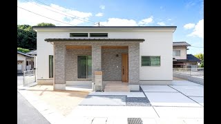 施工実例│天井の高い開放的なリビング。３ＬＤＫ平屋、ワンフロアの暮らし│一級建築士のオリジナル設計│住まいの創宅