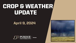 Purdue Crop \u0026 Weather Update - April 9th, 2024