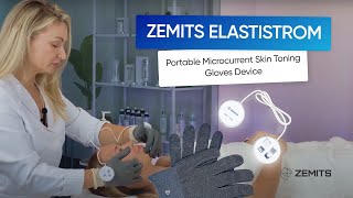 Zemits ElastiStrom - Portable Microcurrent Skin Toning Gloves Device