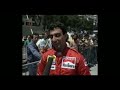 1987 f1 monaco gp q1 michele alboreto u0026 christian danner collision alboreto interview