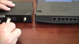 How to Connect a Cable modem to a Router