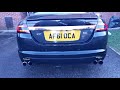 Jaguar xf 3.0d dpf/egr/rear silencers delete idle.