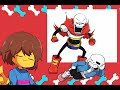 【undertale】すけるとんふ ぁんく らぶ【手書き】