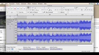 How to add background music in Audacity