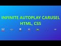 Infinite autoplay carousel html, css 💥 Clear infinite autoplay LOGO SLIDER