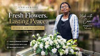 Fresh Flowers. Lasting Peace. 🤍Handcrafted funeral arrangements made with care, respect, and love.