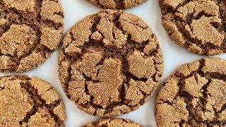 Best Ginger Molasses Cookies / How to make Best Gingersnaps