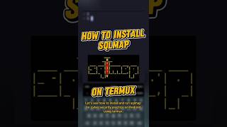 how to install sqlmap on termux Android #termux #android #sqlmap