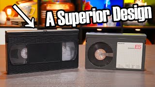 The VHS cassette was more clever than Beta