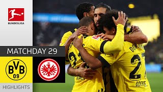 BVB on TOP of the League! | Borussia Dortmund - Frankfurt 4-0 | Highlights | Bundesliga 2022/23