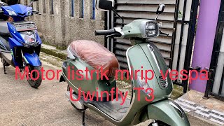 Review motor listrik mirip vespa, uwinfly T3 bikin sy langsung jatoh hati nih