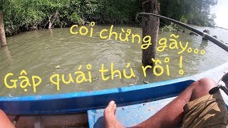 Trở lại điểm câu lặn hang cá ngát. Tiếp tục trúng mánh, dính luôn thứ dử | Săn bắt SÓC TRĂNG |