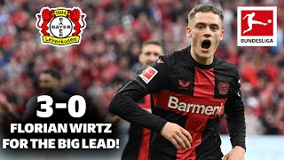 FLORIAN WIRTZ WONDERGOAL - Leverkusen With One Hand on the Bundesliga Title! 🏆⚽️