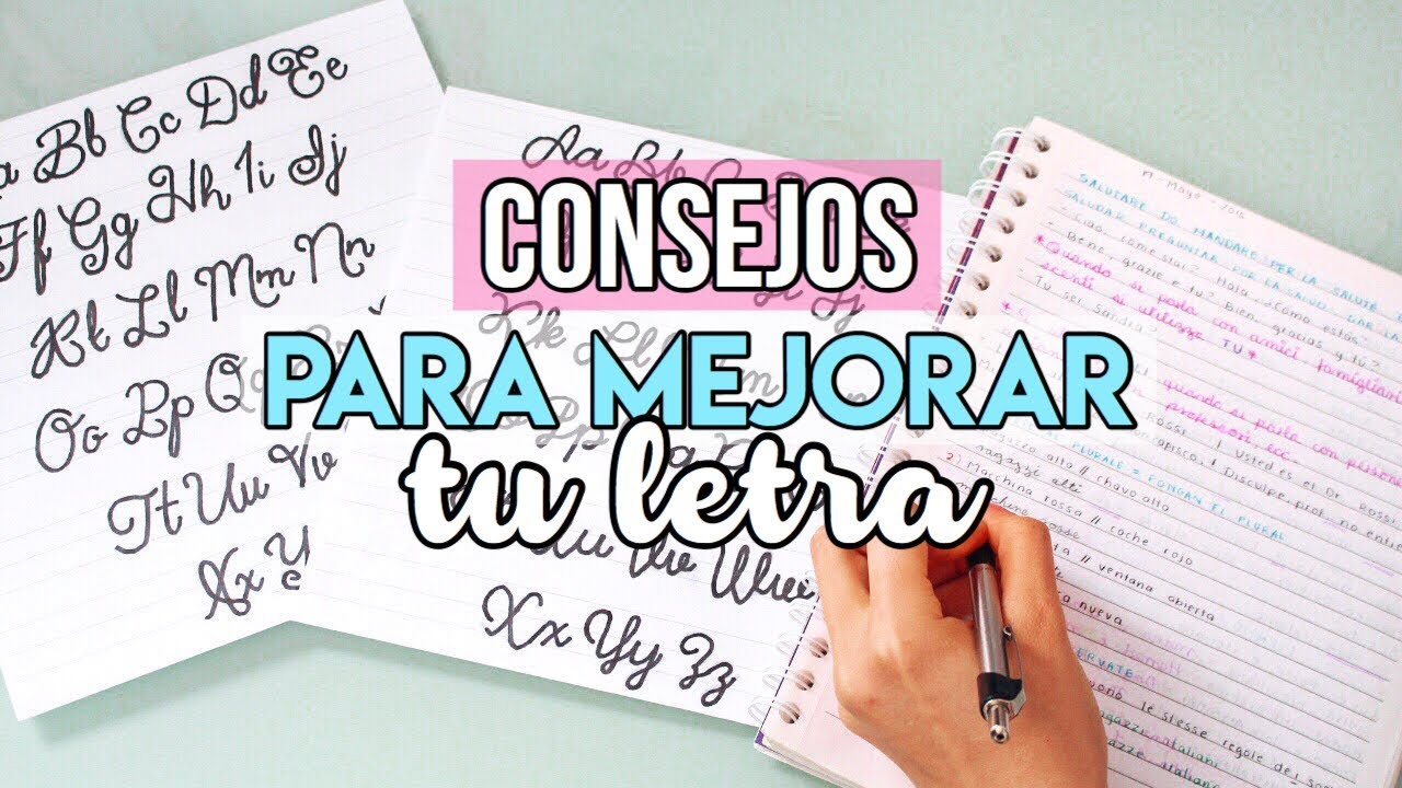 Consejos Para Mejorar Tu Letra Cómo Tener Letra Bonita Youtube Consejos Para Mejorar Tu Letra Cómo Tener Letra Bonita Youtube