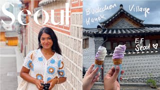 🇰🇷 EF Seoul review, Buckchon Hanok Village 🌸 , Seoul Vlog