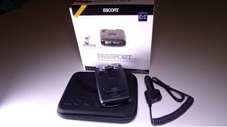 ESCORT PASSPORT Radar detector unboxing and first impression