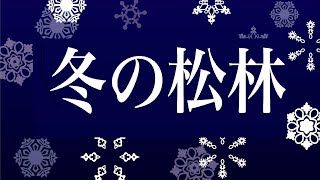 チャイコフスキー：くるみ割り人形　【冬の松林】（2台ピアノ連弾＆デザイン映像）Original design screen