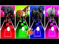 Funny Elephant 🆚 Funny Horse 🆚 Funny Bulls 🆚 Funny Cute Hippos.🌟 Best Edm Rush Gameplay ✅