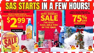 Bath \u0026 Body Works SAS STARTS IN A FEW HOURS | SALE PRICES \u0026 MORE #bathandbodyworks