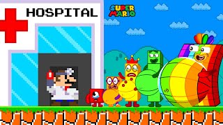 Finish The Pattern? Mario Open a HOSPITAL for Number Pregnant 1-10 THEY SURVIVED.! | Max Toons DTM