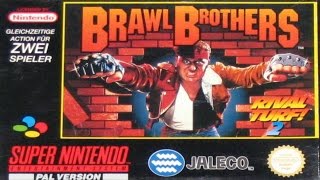 Snes Longplay | Brawl Brothers | ( Rival Turf! 2 )