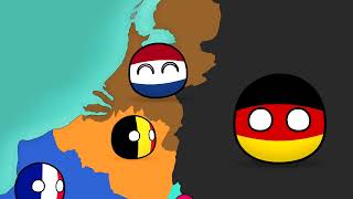 History of Belgium and Netherlands - Countryballs