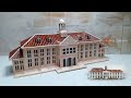 DIY Cara membuat miniatur Gedung Fatahillah Kota Tua Jakarta || Kerajinan dari stik es krim