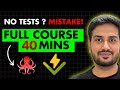 React Testing Library Tutorial 2025🔥 One Shot Full Course (Vitest) Cheatsheet included!