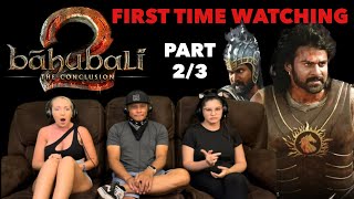 BAAHUBALI 2 The Conclusion (2017) Part 2 - First Time Watching | Movie Reaction!