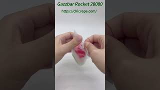 Gazzbar Rocket 20000 20K Puffs Vape Dual Mesh Original E-Cigarette