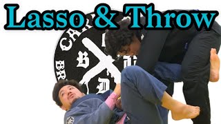 ラッソーガードの作り方と隅返し Lasso Guard Throw