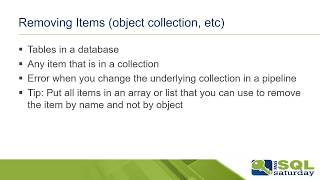 Tips and Tricks for the PowerShell DBA