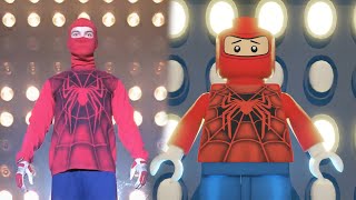 LEGO Spider Man vs Bone Saw | Cage Fight Scene | Spider Man 2002 Movie CLIP HD