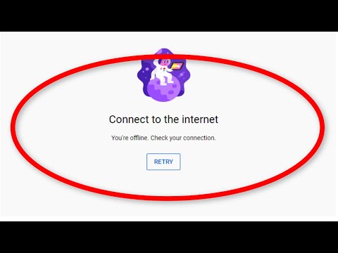 Исправление — Youtube — Google Chrome — Подключитесь к Интернету — Вы не в сети — Проверьте подключение.