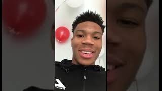 GIANNIS ANTETOKOUNMPO AND HIS GIRLFRIEND ON VALENTINE'S DAY