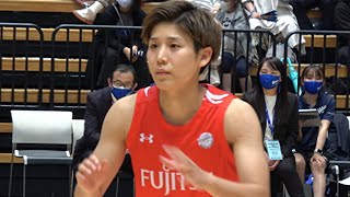 第22回Wリーグ（2021-2022レギュラシーズン) 開幕戦 東京羽田ヴィッキーズ VS 富士通レッドウェーブ ⑬-1 町田瑠唯選手華麗なプレイ 2021.10.22.(金) (大田区総合体育館)