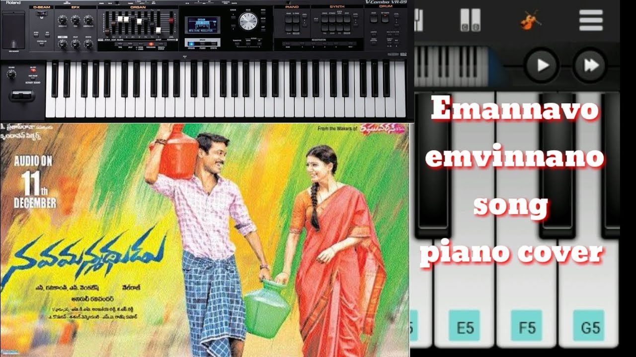 Emannavo Em Vinnano (Piano Cover) | Nava Manmadhudu Movie |Enna Solla ...